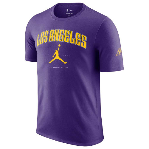 Jordan Ανδρική κοντομάνικη μπλούζα Los Angeles Lakers Essentials